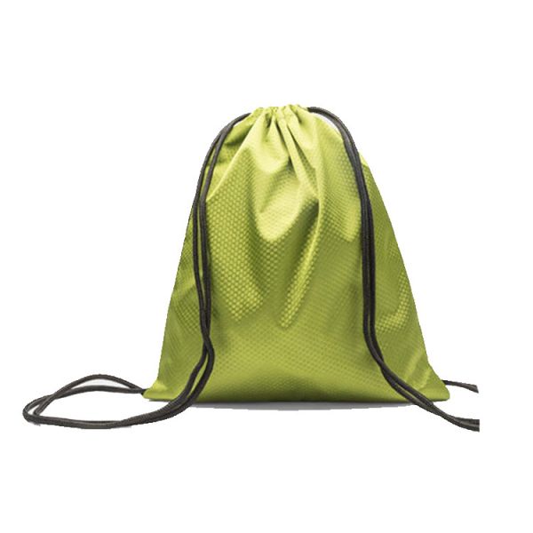 Water Resistant Drawstring Sports Backpack 600d Oxford Cloth Material Various
