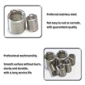 Supply 201 304 316 Stainless Steel Tailless Thread Insert for M4 M5 M6