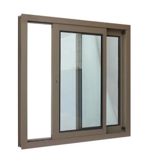 Soundproof Hurricane Impact Thermal Break Double Glazed Aluminium Alloy Sliding