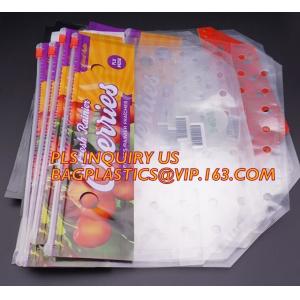 fresh cherries packaging bags with carrier handle, Pack Grape/cherry/Fresh Fruit