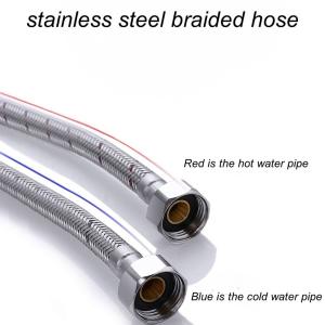 Ceramic Valve Single Handle Single Hole Basin Faucet Countertop Hot And Cold