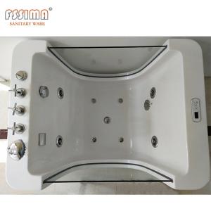 35 Inch Luxury Baby Spa Bathtub Whirlpool White Acrylic Massage