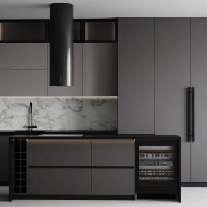 Environmental Friendly Cupboard Complete Sets Modular Melamine Wooden Kitchen