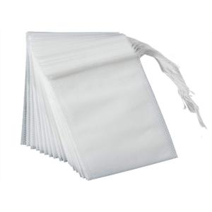 Biodegradable Pulling String Empty Tea Bags Semi Transparency PP Non Woven