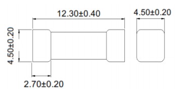 Miniature 1140 Series Chip 500a 125v Fuse Slow Blow Low Voltage Circuit Protection