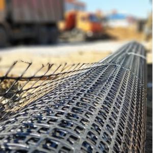 Customized PP Biaxial Plastic Geogrid For Road Reinforcement