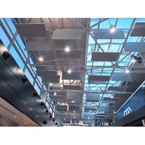 Rectangle Ceiling Tiles Fabric Wrapped Acoustic Panel Fiberglass Board Sound