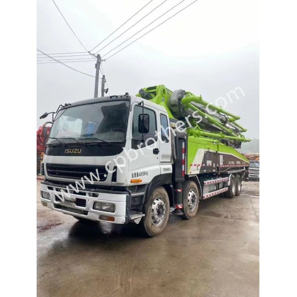 Used Concrete Pump Truck Zoomlion 52m Under Good Condition
