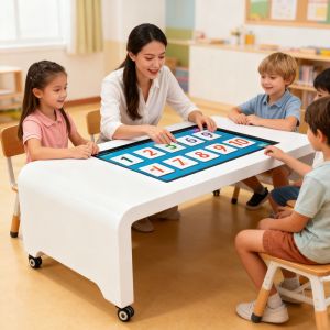 China 32 Inch Waterproof Interactive Touch Table with Coffee Table Design on sale