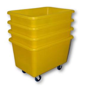1040x640x1750mm China Manufacturer HDPE Heavy Duty Big Laundry Trolley For