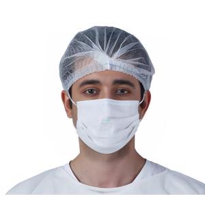 19" Non Woven PP Clip Strip Bouffant Hairnet Mob Cap with Single Elastic 100PCS