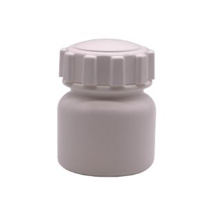 SCREW CAP 100mL Round Shape PE Plastic Bottle for Medicine Solid Tablet Storage