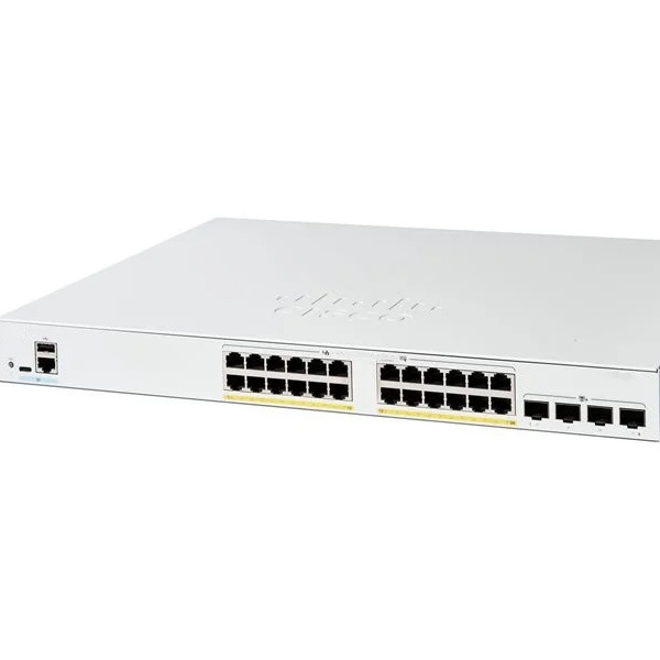 Buy 24 Port Gigabit Ethernet Network Access Poe Switch C1200-24FP-4X VLAN Support Included at wholesale prices