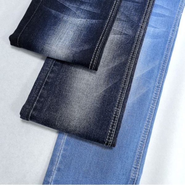 8.6 Oz Spandex Cotton Warp Slub Stretch Denim Fabric JSD3082 For Fashion