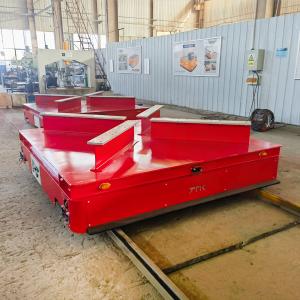 10 Tons Automated Material Handling Systems RGV Rail Transfer Cart