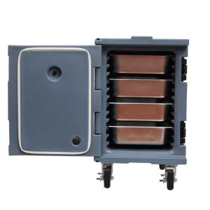 China Heavy Duty Food Pan Carrier Thermal Locking Insulated Navy White on sale