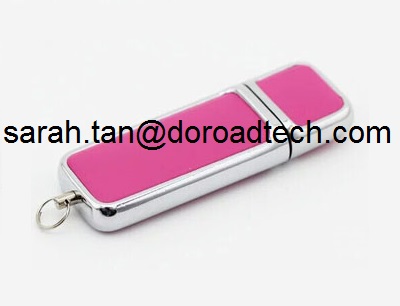 Leather USB Flash Drive, High Quality Free Logo Printing Leather USB Pen Drive