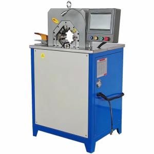 PLC / Button / Digital Panel Control System Hose Crimping Machine For Withhold