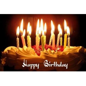 OEM Spiral Birthday Candles With Chandelier Holder Smokeless 5 Min Burning Time