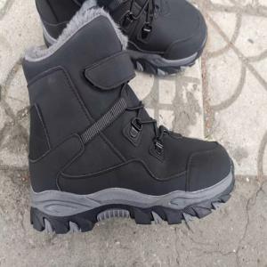 Ladies Casual Boots Durable Cold Proof Climbing Snow Boots Black Color Daily