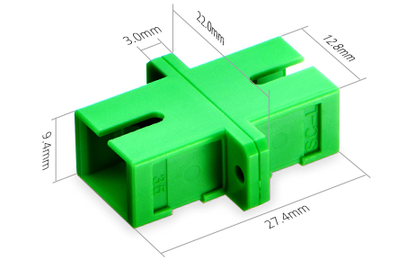 Sc Apc To Sc Apc Fiber Optic Adapter Simplex Single Mode XDK