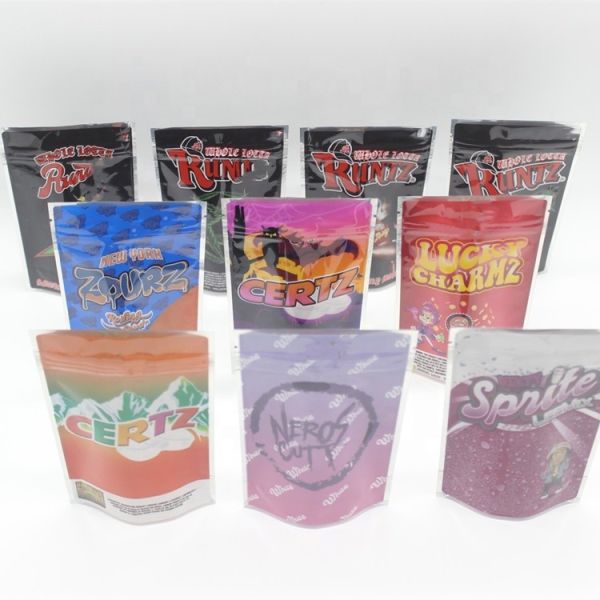 Buy CPP PET Flat Bottom Plastic Bags 110 Mircons Resealable Food Pouches at wholesale prices