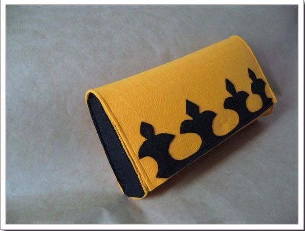 factory price high quality lovely felt coin wallet/coin purse