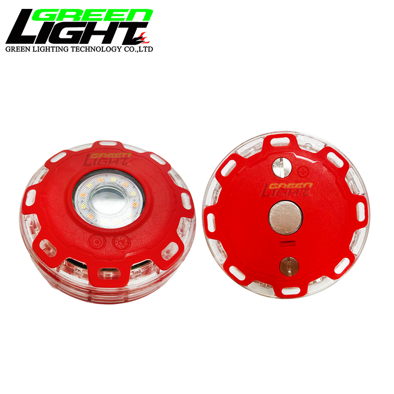 Multiple Colors for Options and Lighting Modes Led Warning Lights Magnetic Adsorption Charging Rechargeable Li-ion Battery