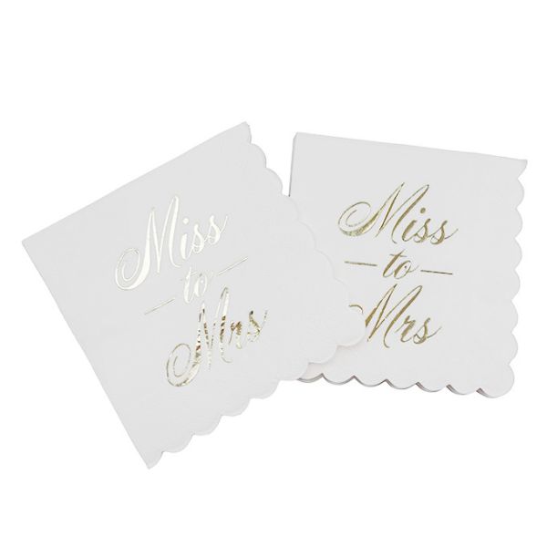Buy Gold Foil Cocktail Paper Napkins Serviettes Disposable For Weddings at wholesale prices