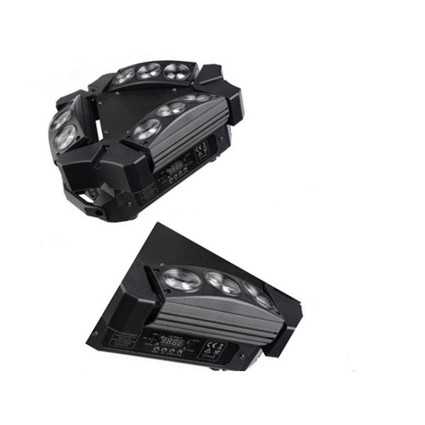 Mini 9 Heads Spider LED Disco Effect Lighting 9PCS * 3W RGB For Stage