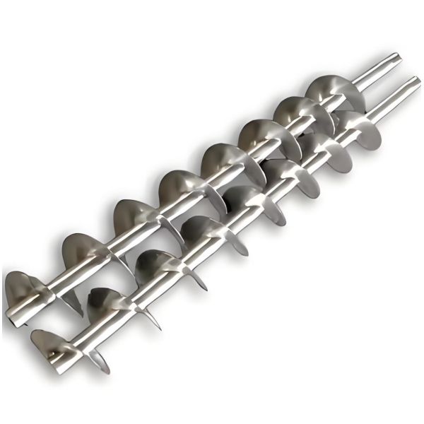 Buy High-Strength Segmented Stainless Steel Spiral Conveyor Blade Shaft at wholesale prices