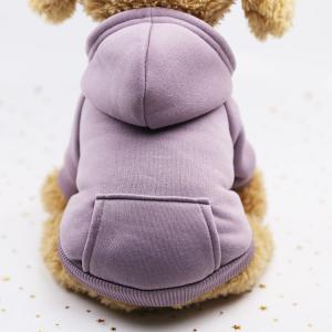 0.1kg Pets Wearing Clothes Blank Woven Logo Puppy Pet Fleece Plain