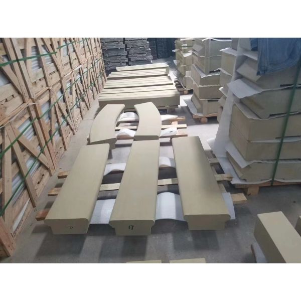 Outdoor Flooring 10mm 15mm Natural Sandstone Tiles Bulk Packaging Polished