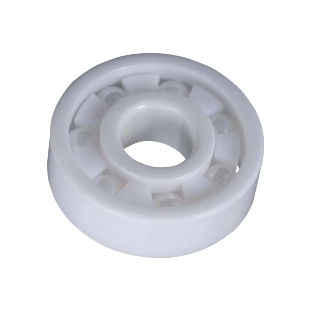 Zirconia Full Ceramic Bearing 6200 6201 6202 6203 6204 6205 6206 6207 6208 Glass Steel Si3n4 Zro2 Ceramic Balls PTFE Peek PP POM Plastic Bearing