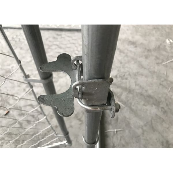 32mm DIY chain link dog kennel/ fence 7.5x13x6ft(2.3x4x1.8) 32mm thickness 1.0mm chain wire 60mmx60mm x3.00 dog fence