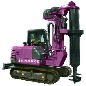 Rotary Borehole Drilling Rig Construction Machinery Hydraulic Small Rotary