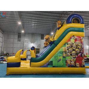 Commercial Minions Inflatable Slide Inflatable Dry Slides Outdoor