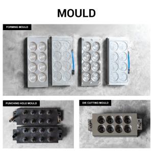 Powerful Plastic Covers Manufacturing Machine / Paper Cup Plastic Thermoforming