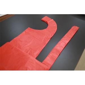 China Waterproof Polythene Disposable Surgical Apron Individually Folded Flat Packed on sale