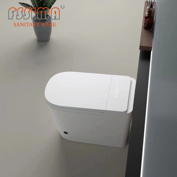 Buy Intelligent Electric Smart Toilet Automatic Flush Tankless Instant Heating ISO at wholesale prices