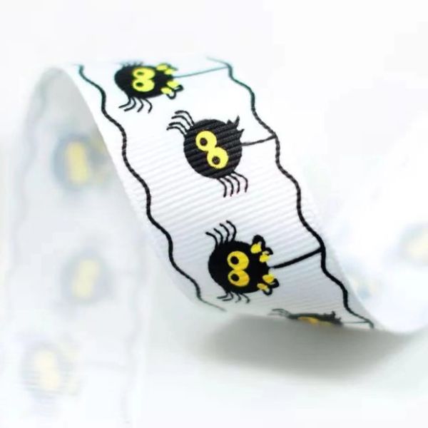 High quality Stock Wholesale cartoon ribbon grosgrain roll grosgrain ribbon