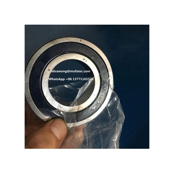 BR4075DKA2 automotive bearing rubber sealed deep groove ball bearing 38.5*75*16mm 