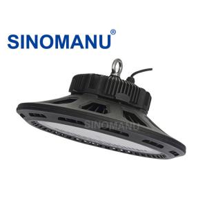 150 LM/W Black Led High Bay Factory Lights Heat Dissipation 3030 SMD Led