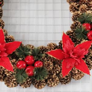 60CM Decorated Christmas Wreaths
