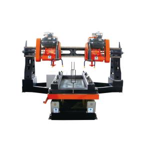 Four Blade Stone Edge Cutting Machine For Column Slab