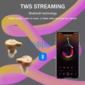 China FDA Touch Control Bluetooth Hearing Amplifier IP8 Waterproof With Wireless Charging Case on sale