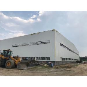 Highly Durable Steel Structure Warehouse with Shot Blasting Level Sa 2.5 and