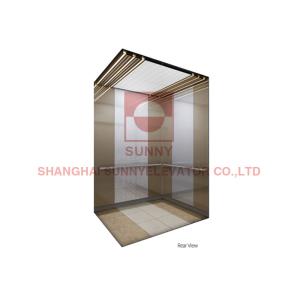 China Three Dimensional Hexagon Design Luxury Elevator Cabin Vvvf Drive on sale