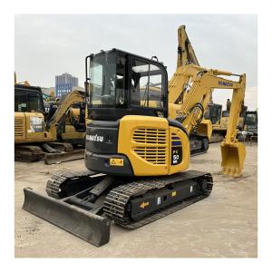 Quality Mini 5 Tons Komatsu PC50MR Crawler Excavator With Close Cabin Small Digger for sale