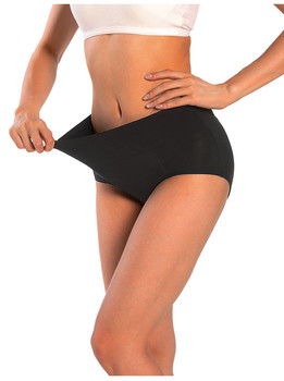 Woman underwear 4 layer period panties high absorbing 25-35ml middle rise